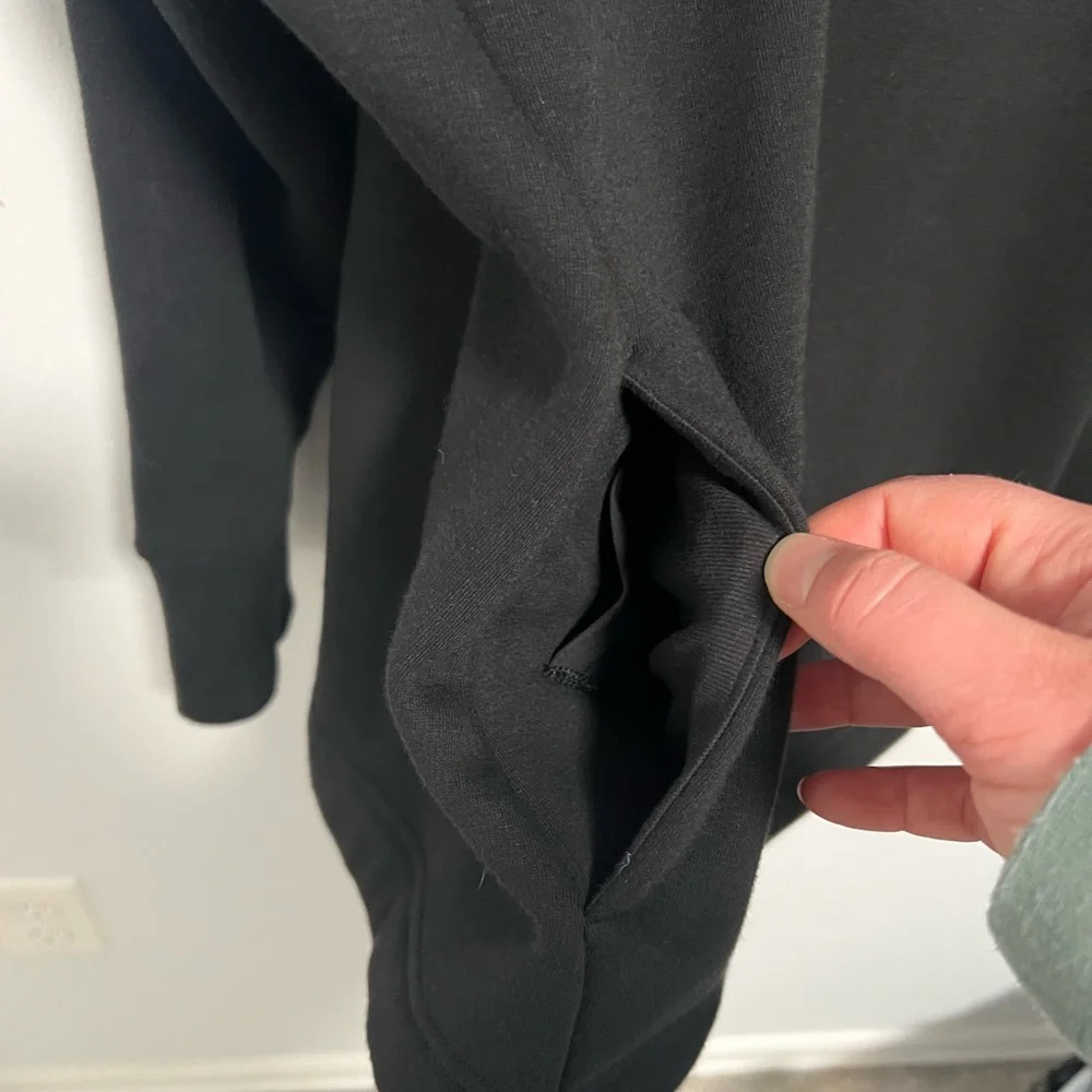Athleta Cozy Karma 1/4 Zip Black 2XL - Picture 6 of 6